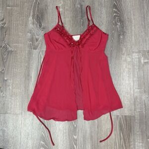 VTG California Dynasty Slip Dress Nightgown Chemise Womens S Babydoll Lingerie
